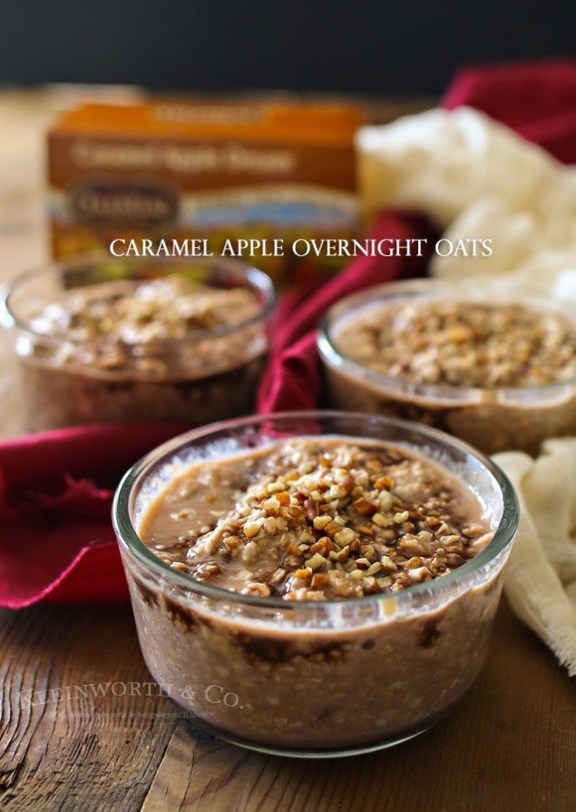 Caramel Apple Overnight Oatmeal