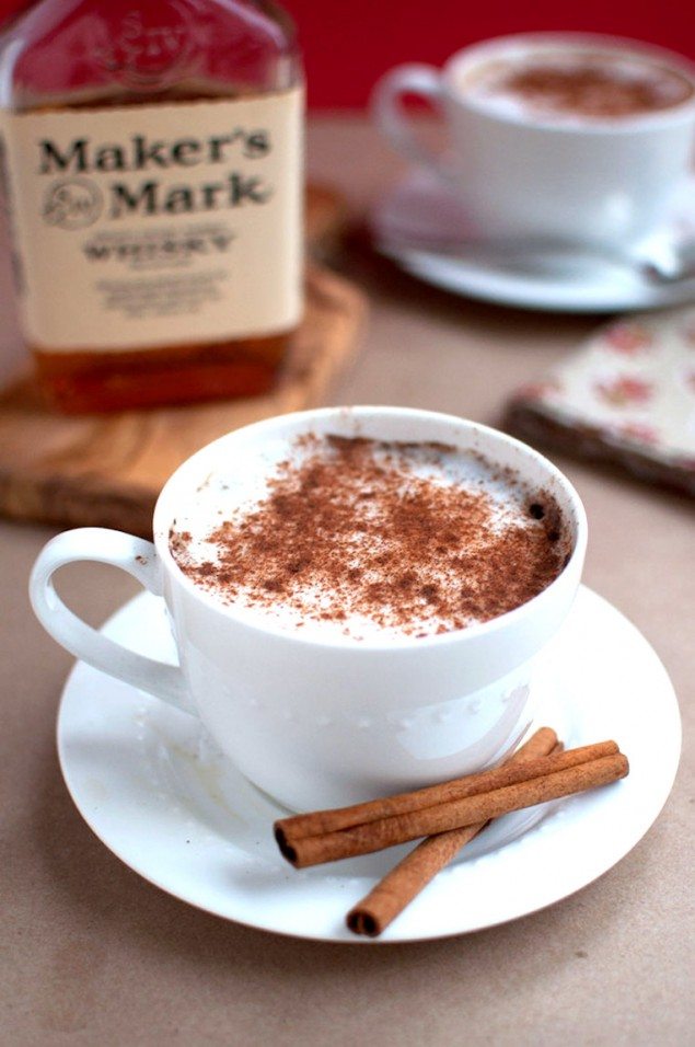 Cinnamon Bourbon Latte