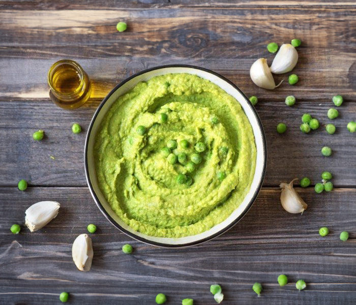 Green Pea Hummus Recipe
