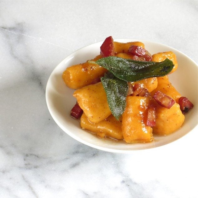 Sweet Potato Gnocchi with Pancetta