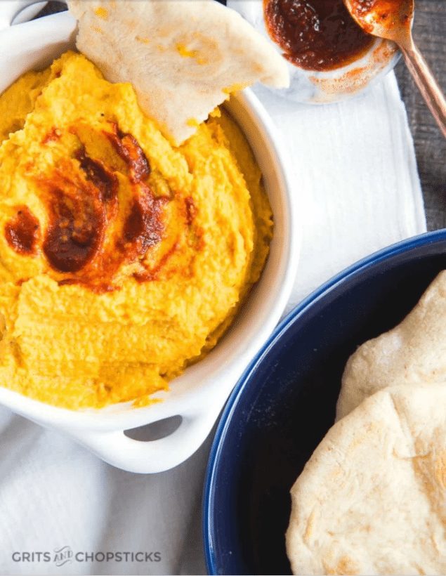 Harissa Pumpkin Hummus