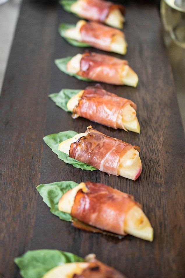 Smoked Prosciutto Apple Bites