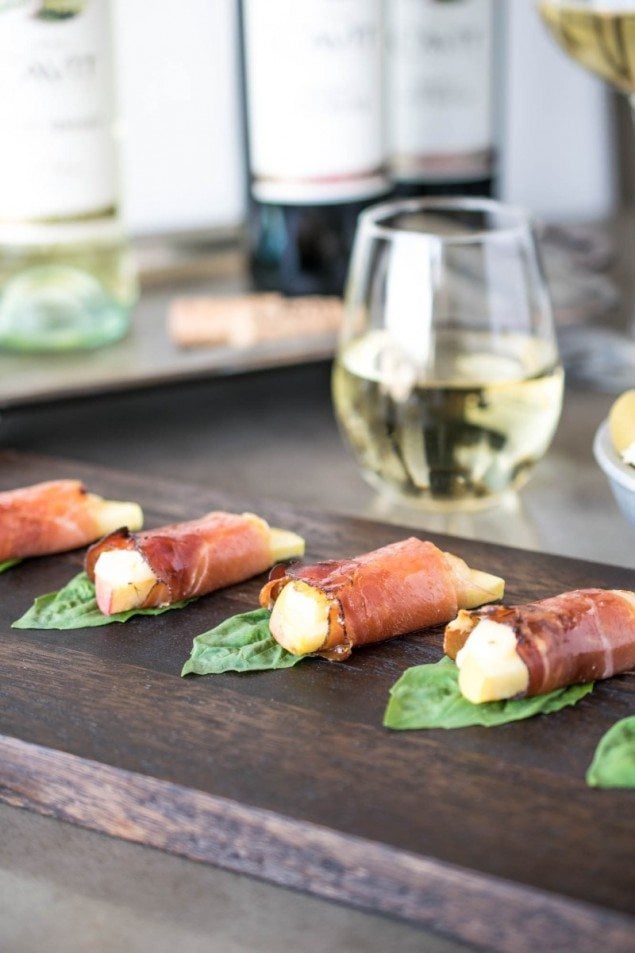 Smoked Prosciutto Apple Bites