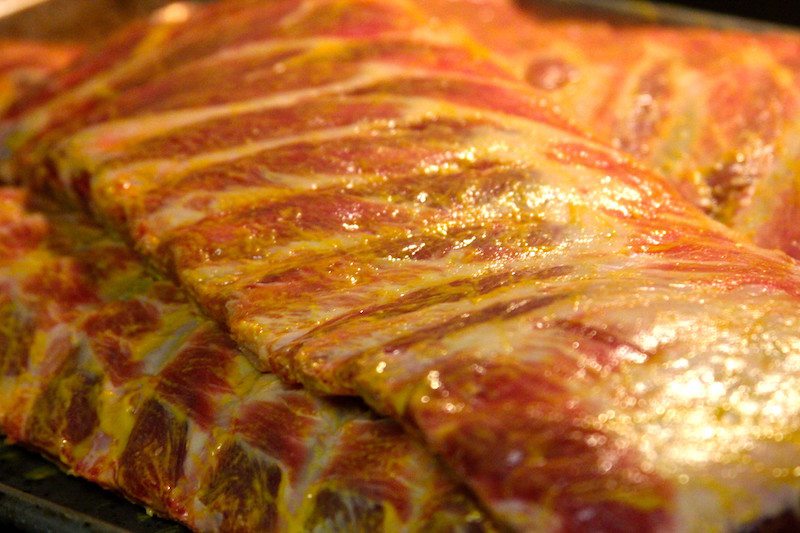 raw ribs