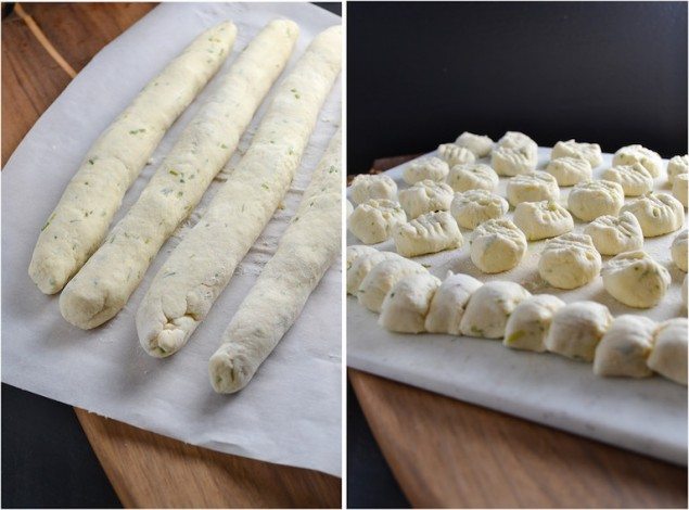 Ricotta and Parmesan Gnocchi with Anchovy Sauce