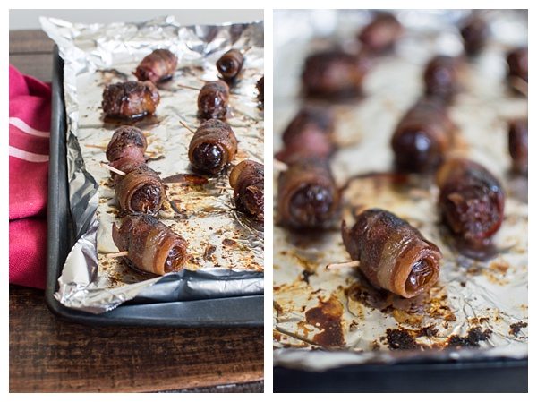 Bacon-Wrapped Manchego Dates with Honey