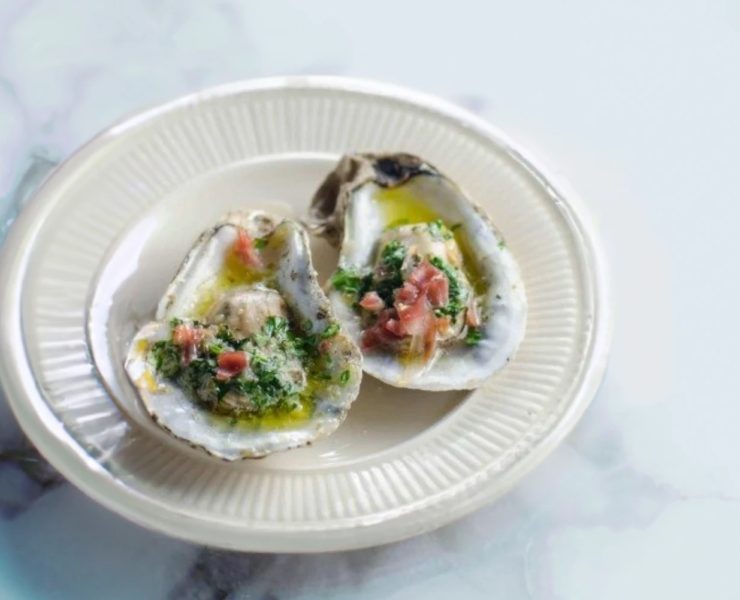 Baked Herb Butter Oysters Recipe