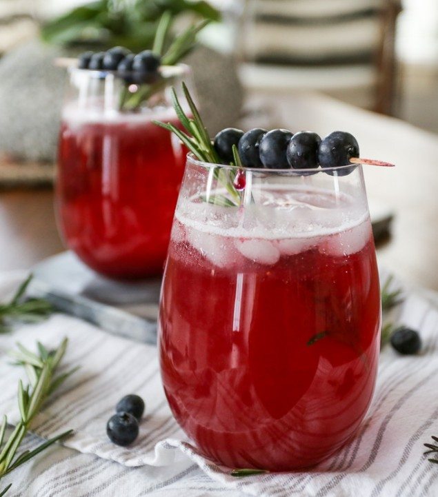 Blueberry Fig Sparkler