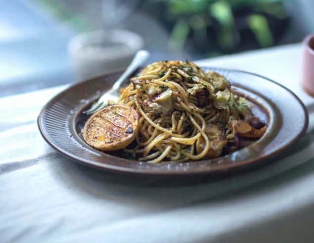 Brown Butter Spaghetti with Anchovies