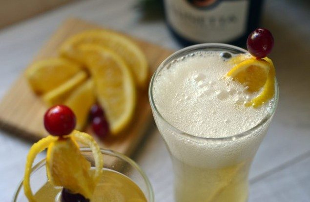 Sparkling Citrus Cocktail