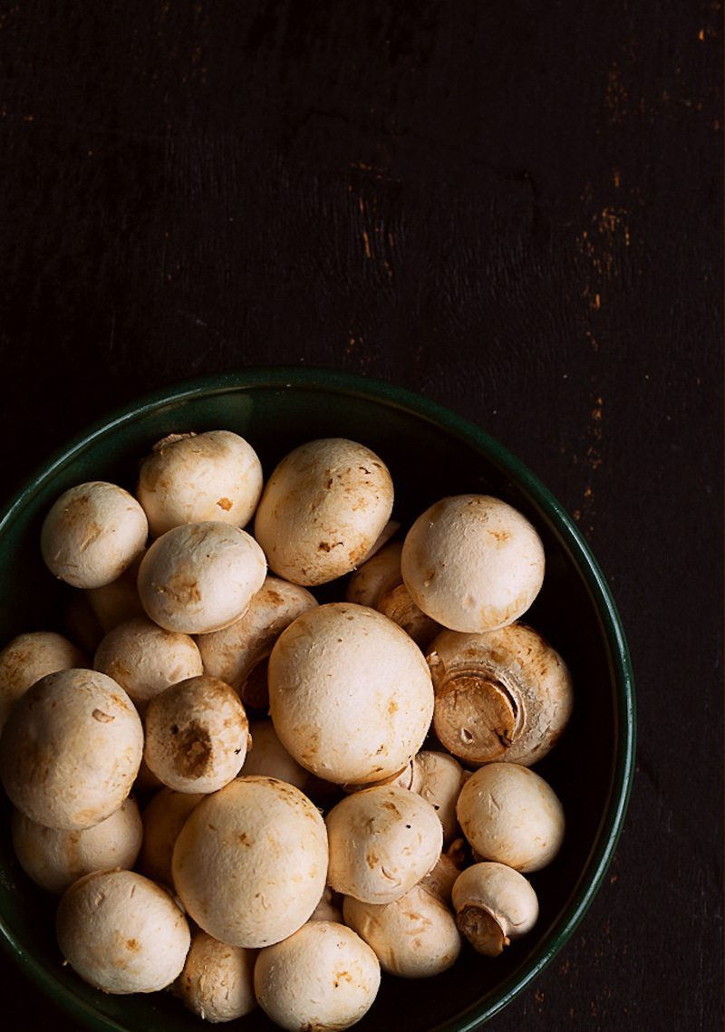 Dhingri Matar - Creamy Indian Mushroom and Pea Curry