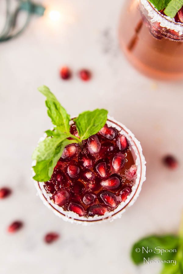 Pomegranate Orange Prosecco Cocktail