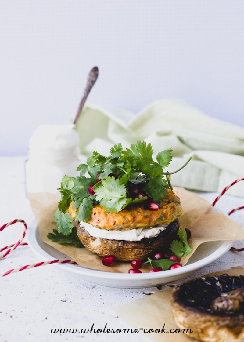 Portobello Mushroom Bun Burger – Honest Cooking