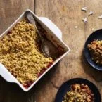 Savory Tomato Parmesan Crumble