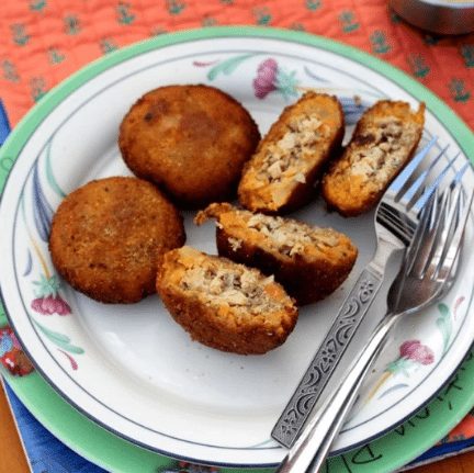 Sweet Potato Fish Croquets