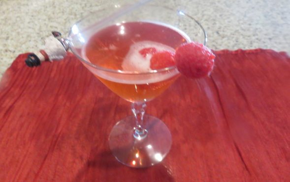 Sparkling Crème de Cassis Cocktail