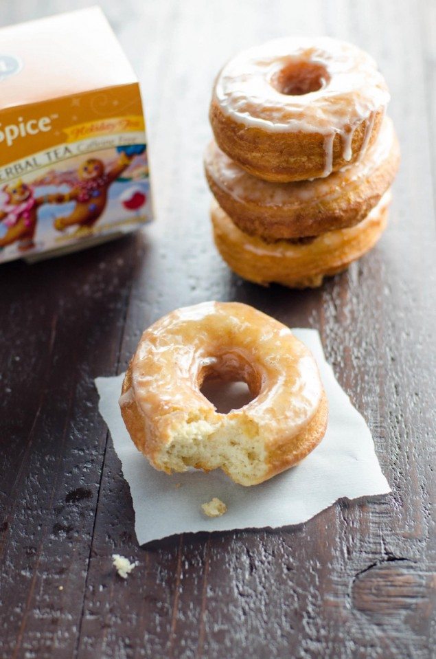 Glazed Gingerbread Doughnuts