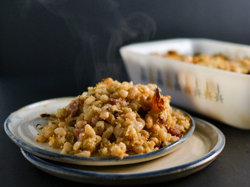 Baked Beans with Pancetta