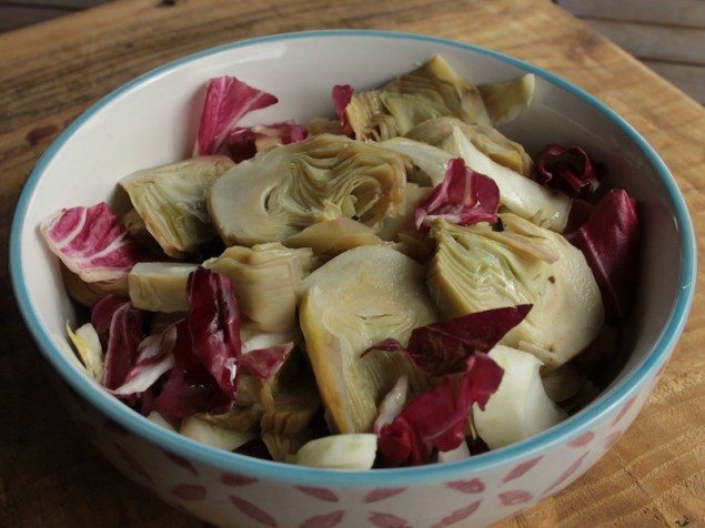 Artichoke and Radicchio Salad