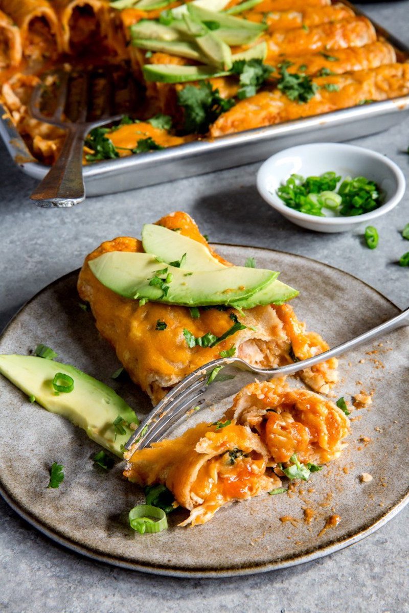 Cheesy Chicken Enchiladas