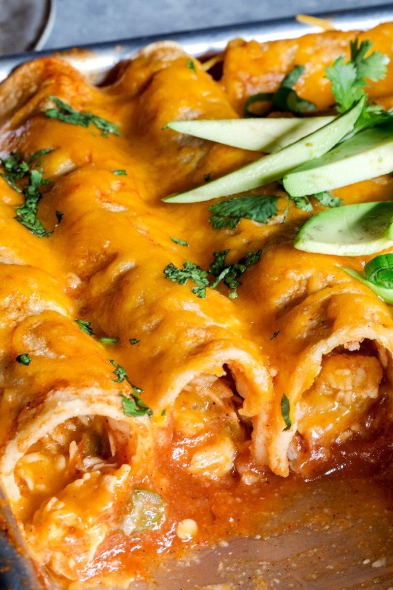 Cheesy Chicken Enchiladas