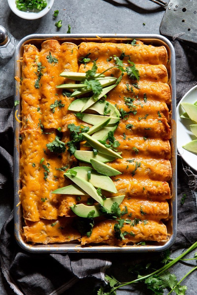 Cheesy Chicken Enchiladas