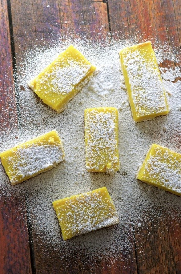 Vegan Meyer Lemon Bars