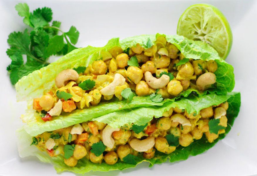 Healthy-Curry-Chickpea-Lettuce-Wraps-1