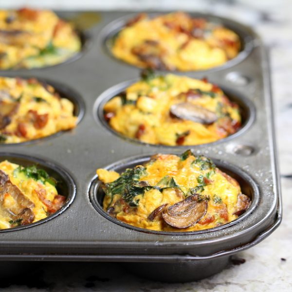 Healthy Kale Egg Breakfast Cups