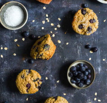 Blueberry Oatmeal Breakfast Muffins