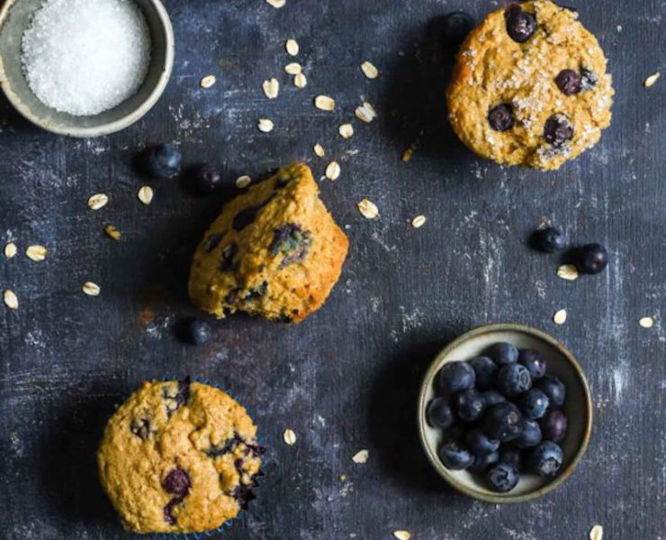 Blueberry Oatmeal Breakfast Muffins