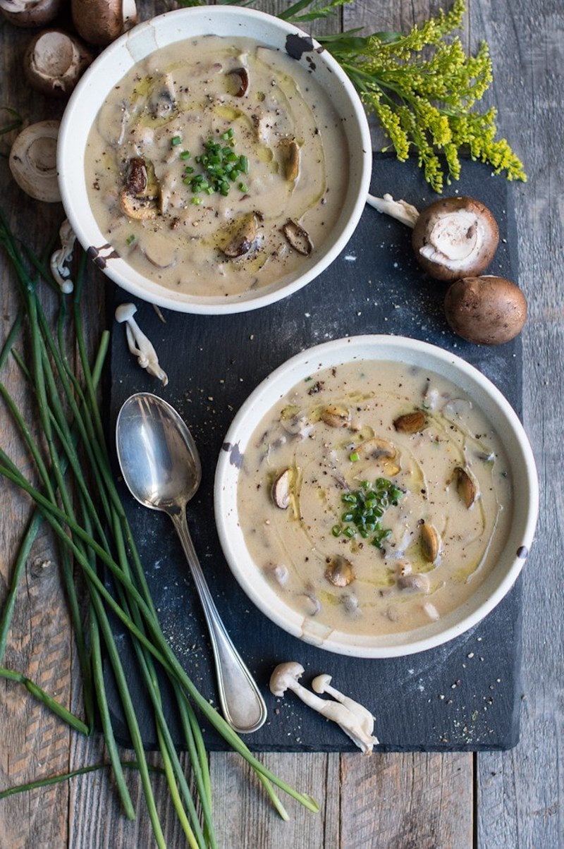 Rich and Velvety Mushroom Soup