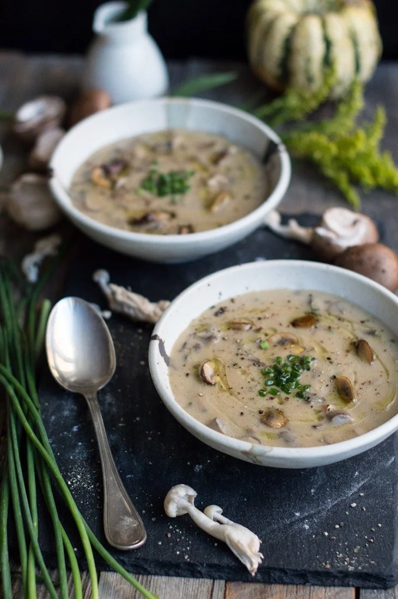 Rich and Velvety Mushroom Soup