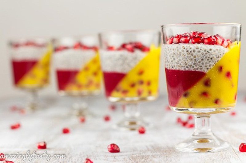 Mango-Raspberry-Jelly-with-Pomegranate-and-chia-seeds-3