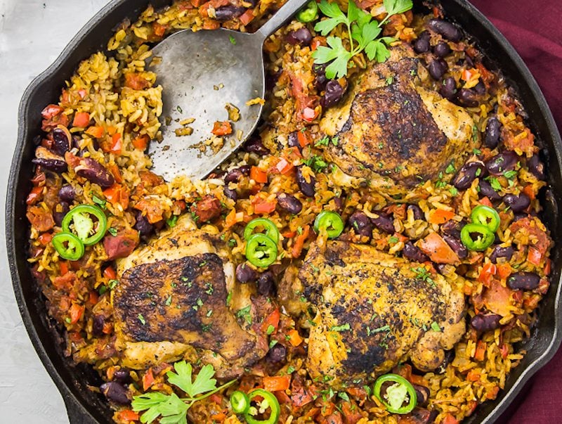 Red Beans & Rice With Chicken Skillet: A One-Pot Meal - MomDot