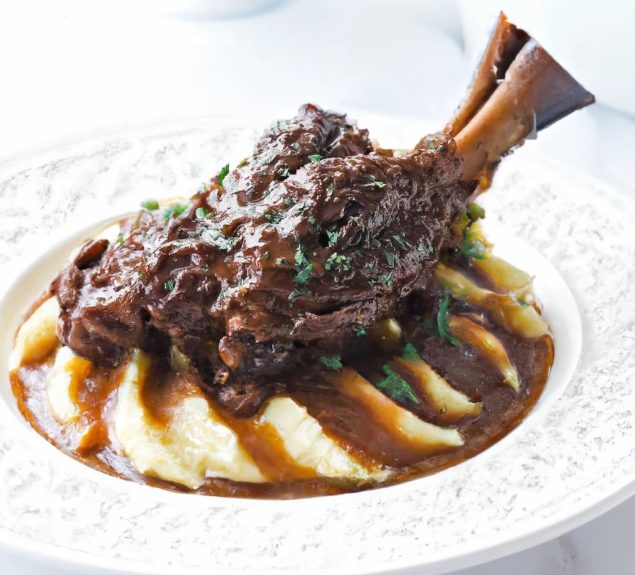 Pressure Cooker Red Wine Lamb Shanks - Honest Cooking Recipe