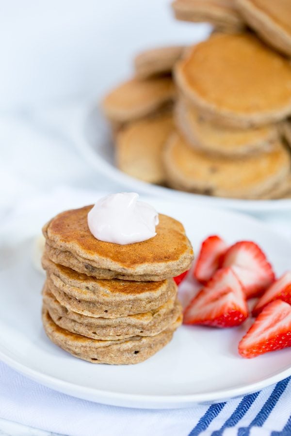 Banana Oat Pancakes