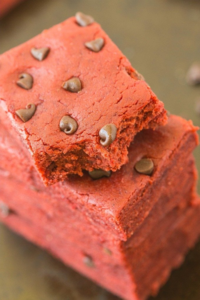 red velvet power crunch bars