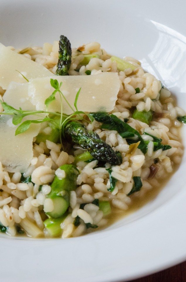 Risotto with Asparagus and Ramps
