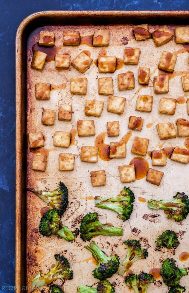 One-Pan Teriyaki Tofu and Broccoli