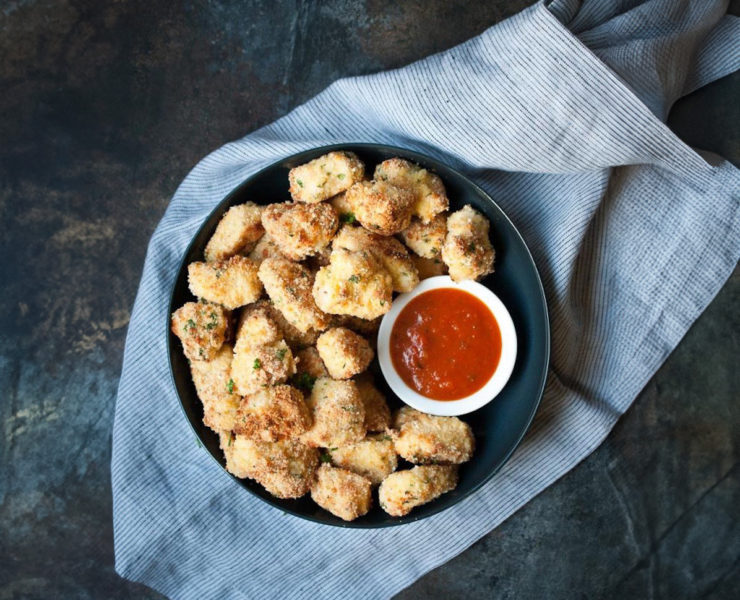 Baked Parmesan Chicken Poppers Recipe