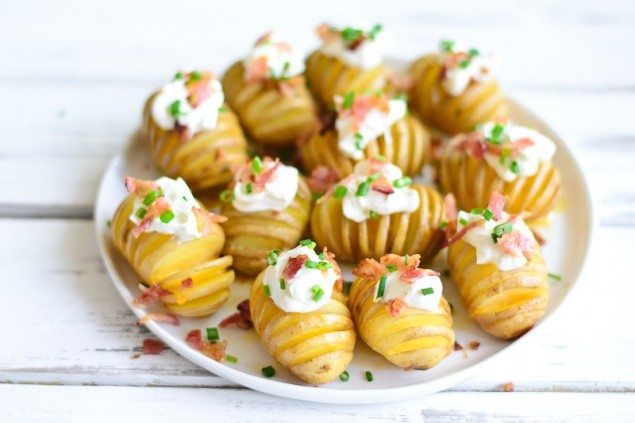 Grilled Hasselback Potatoes