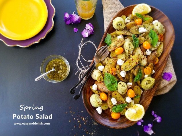 Quick Spring Potato Salad