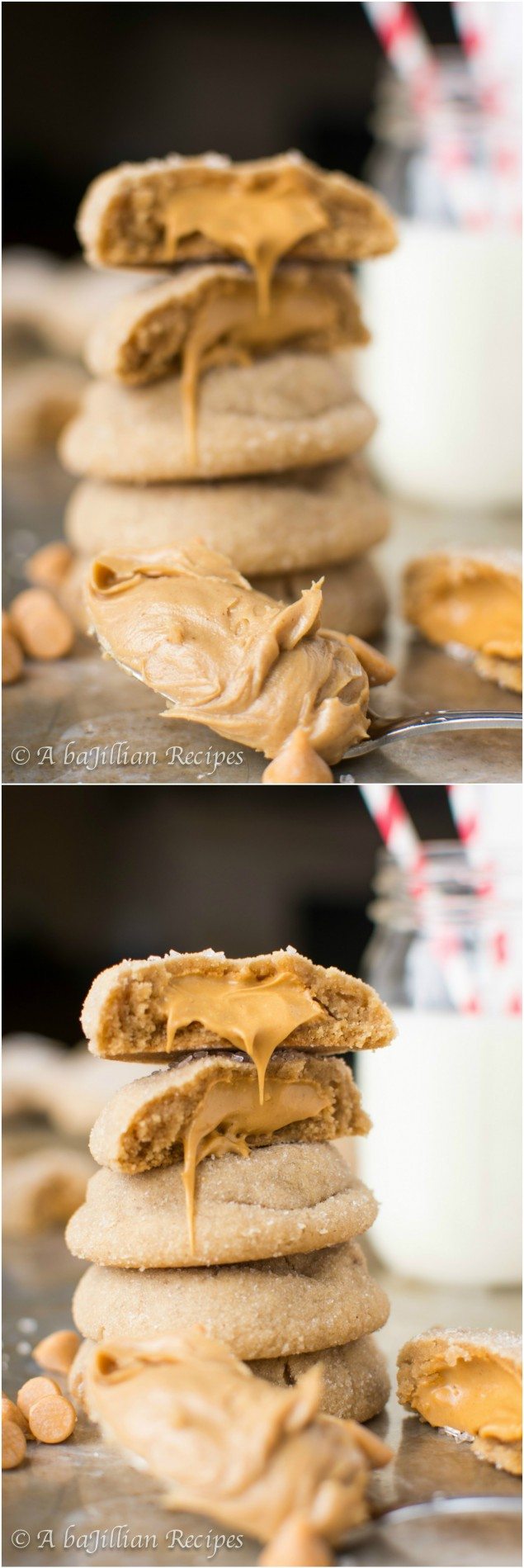 The Ultimate Peanut Butter Filled Cookie