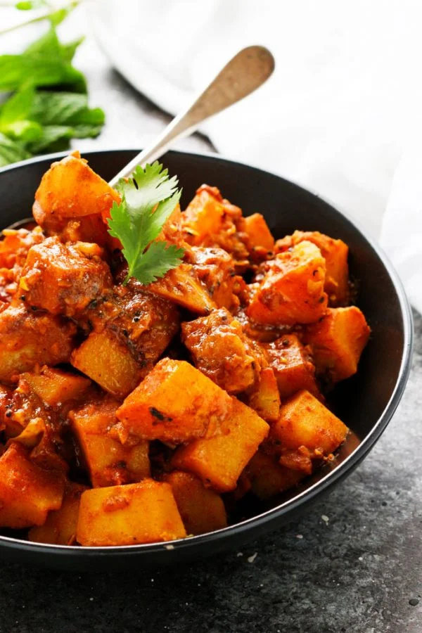 Potato Vindaloo Curry