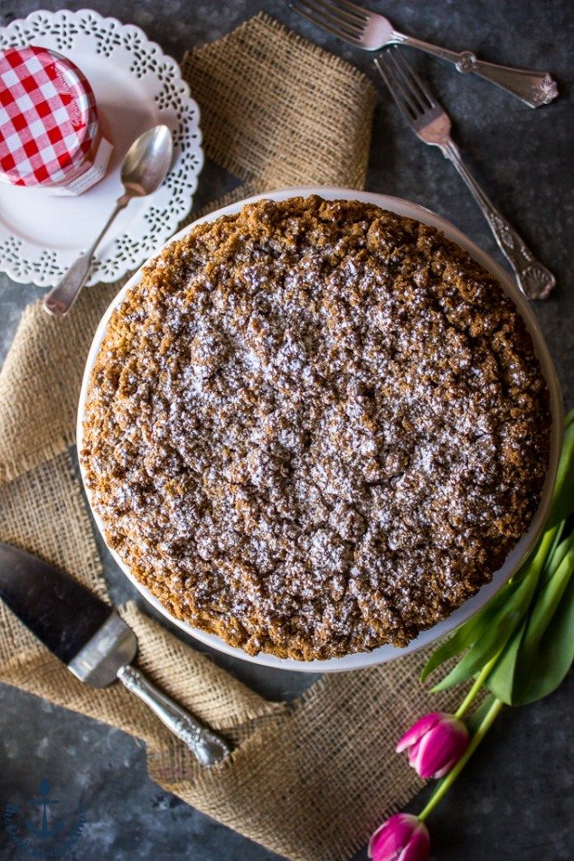 Apricot Crumb Cake