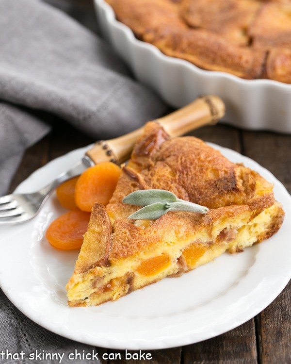 Apricot Prosciutto Strata