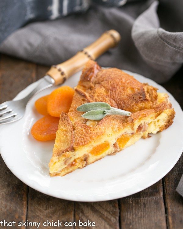 Apricot Prosciutto Strata