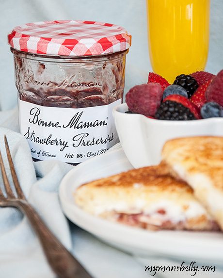 Ricotta and Strawberry Toasties