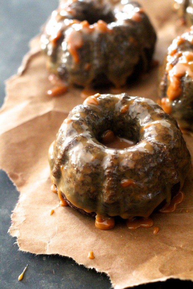 Mini Samoa Bundt Cakes